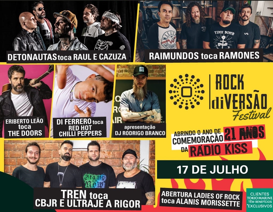 Rock Diversão Festival anuncia novas datas e novas atrações