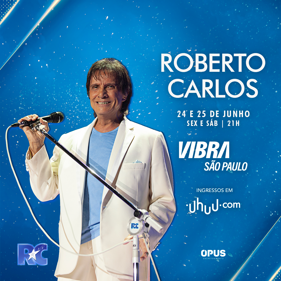Foto promocional show roberto carlos