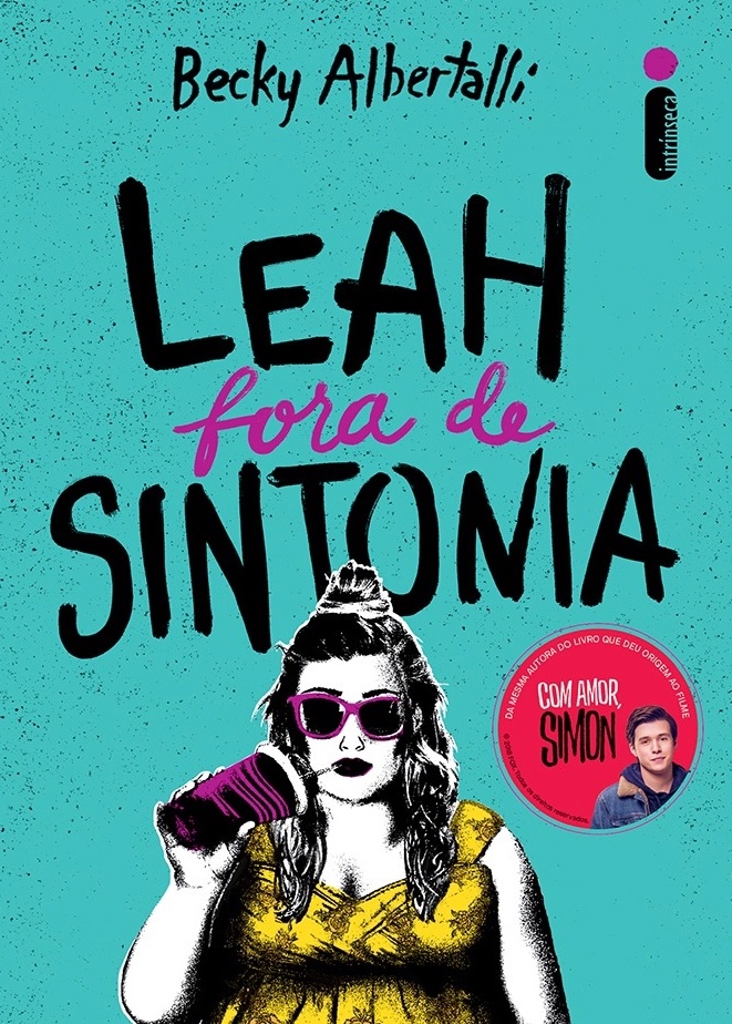 Capa do livro Leah Fora de Sintonia
