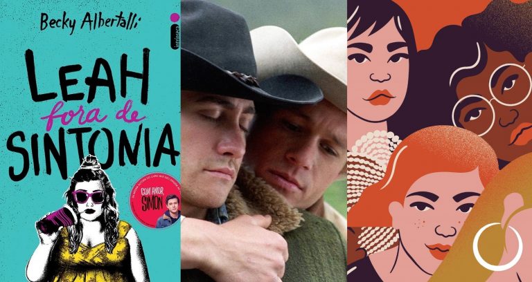 Recortes de Leah Fora de Sintonia, O Segredo de Brokeback Mountain e Cinco Júlias