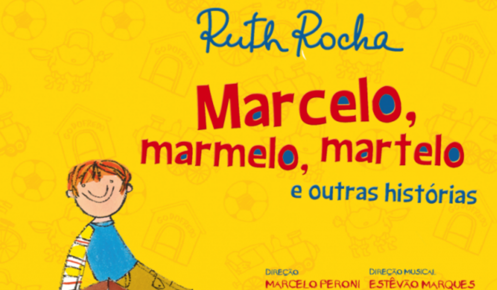 capa do livro Marcelo, Marmelo, Martelo da Ruth Rocha para ilustrar a notícia sobre a produção da série