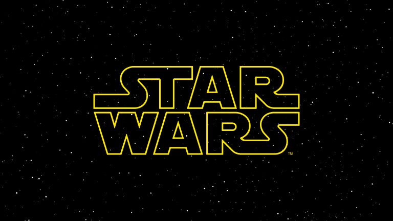 Logo oficial da franquia Star Wars
