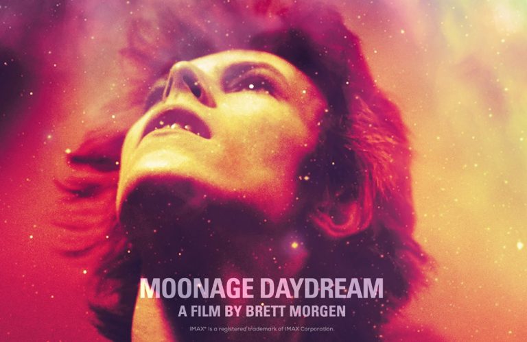 Rosto do David Bowie no poster do seu filme