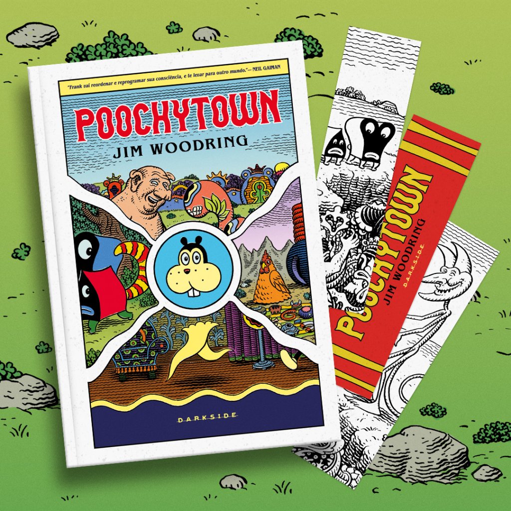 Capa do livro Poochytown com brindes 