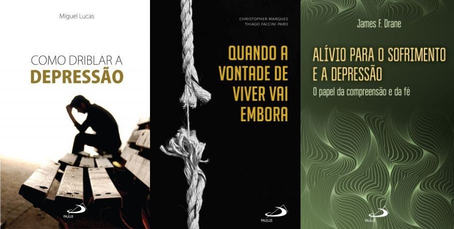 Montagem com as capas dos lançamentos da PAULUS Editora