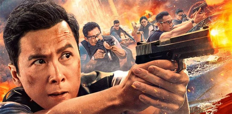 Pôster do filme Frente à Frente, com Donnie Yen