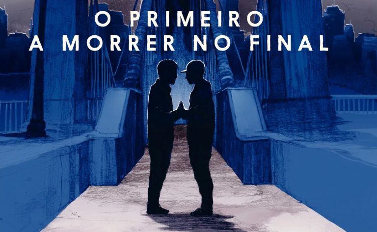 Recorte da capa do livro O Primeiro a Morrer no Final