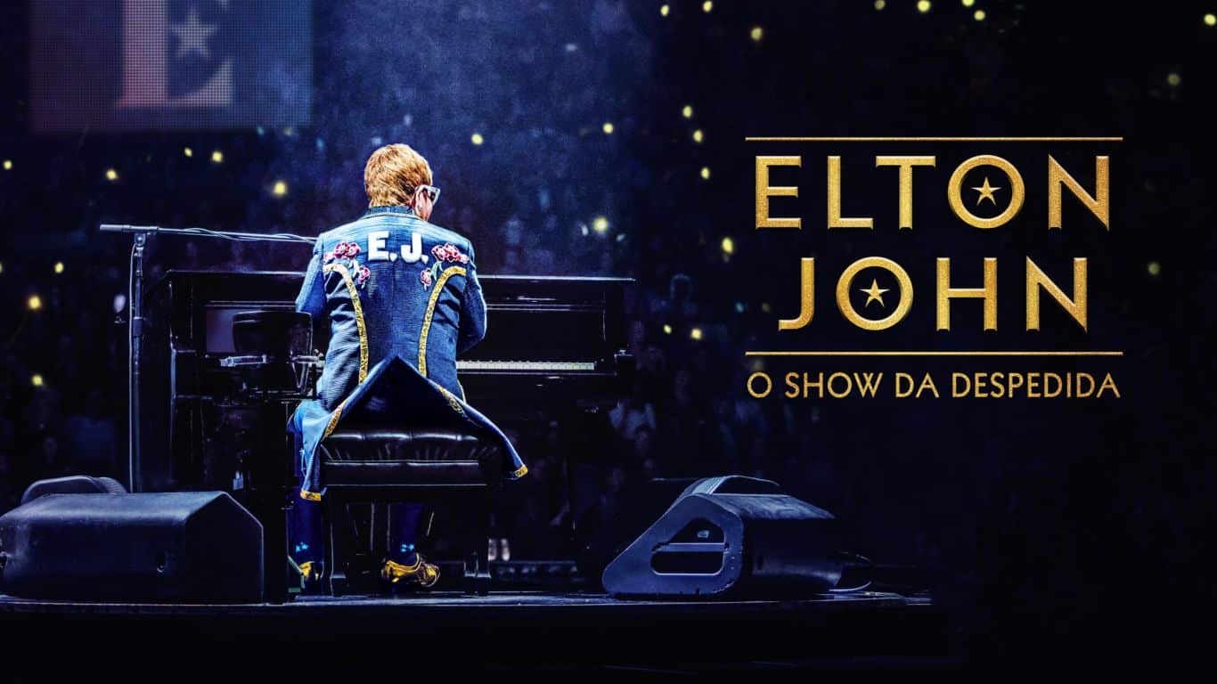 Pôster oficial do show de despedida de Elton John