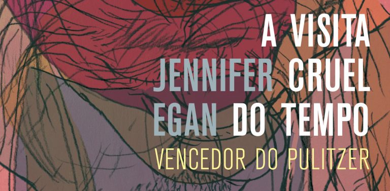 Recorte da capa do livro A Visita Cruel do Tempo
