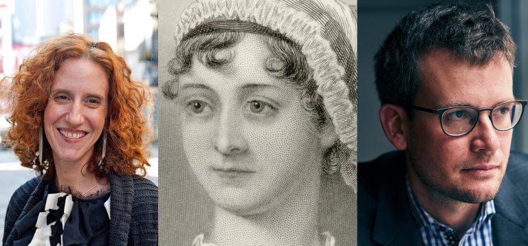 Gayle Forman, Jane Austen e John Green em montagem para o post de autores famosos e seus livros desconhecidos