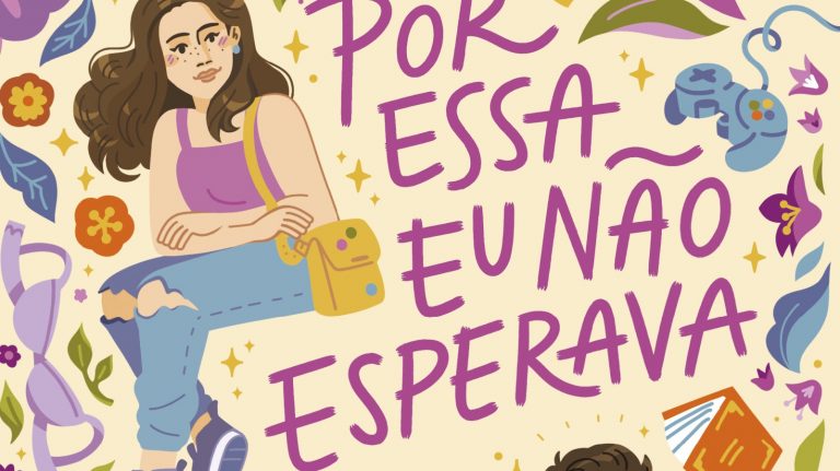 Recorte da capa do livro Por Essa Eu Não Esperava, que se passa na Indonésia