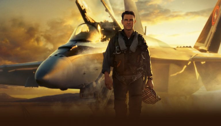 Cena do filme Top Gun: Maverick, para o especial de cinema e moda do Telecine