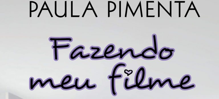 Recorte da capa de um dos livros da série literária Fazendo Meu Filme