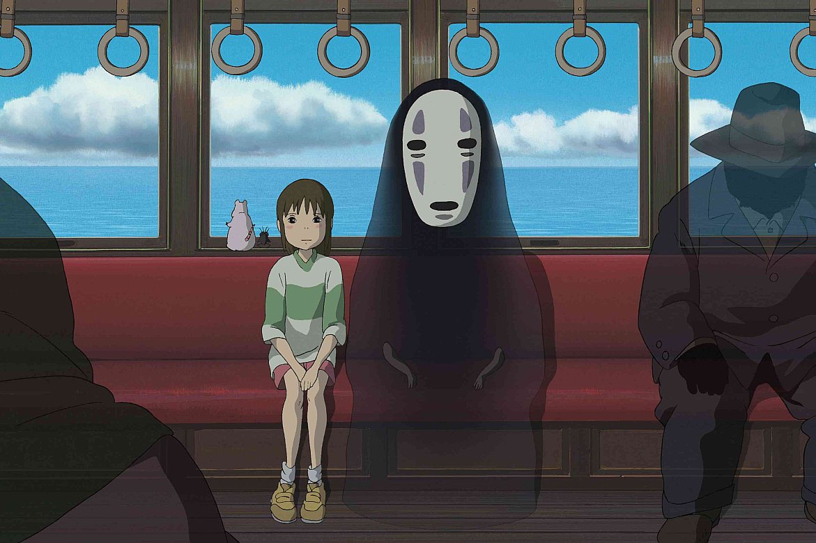 Cena do filme A Viagem de Chiriho, dirigido por Hayao Miyazaki