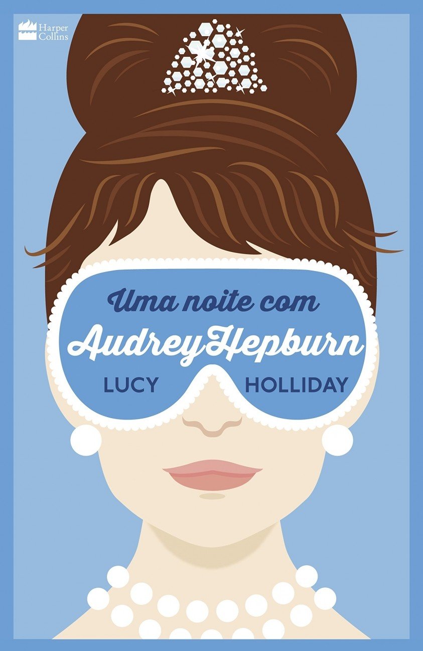 Capa de Uma Noite com Audrey Hepburn para o texto de São Valentim