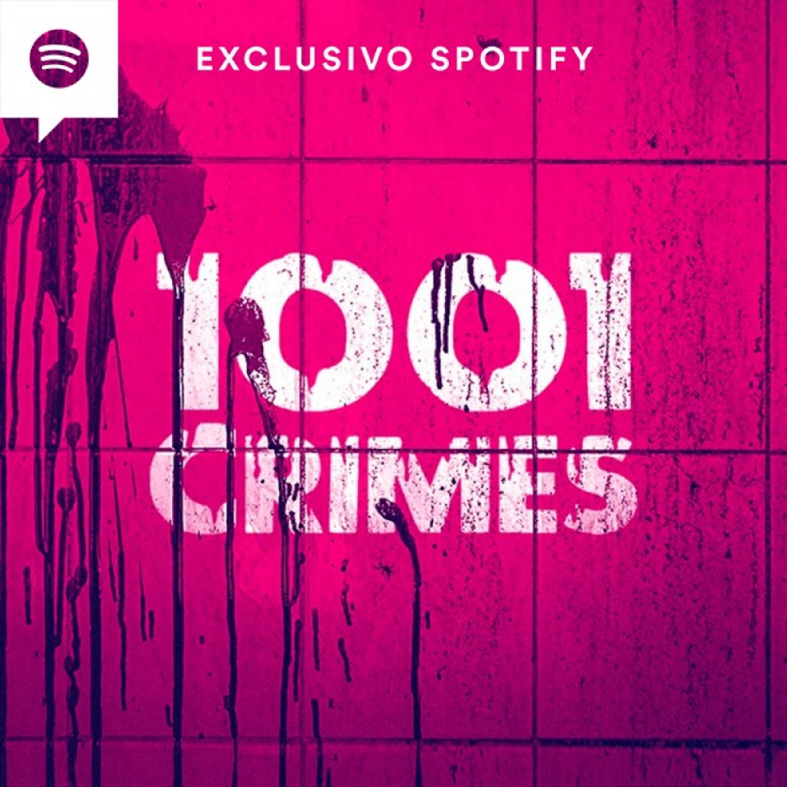 Capa do 1001 Crimes, um dos principais podcasts de True Crime