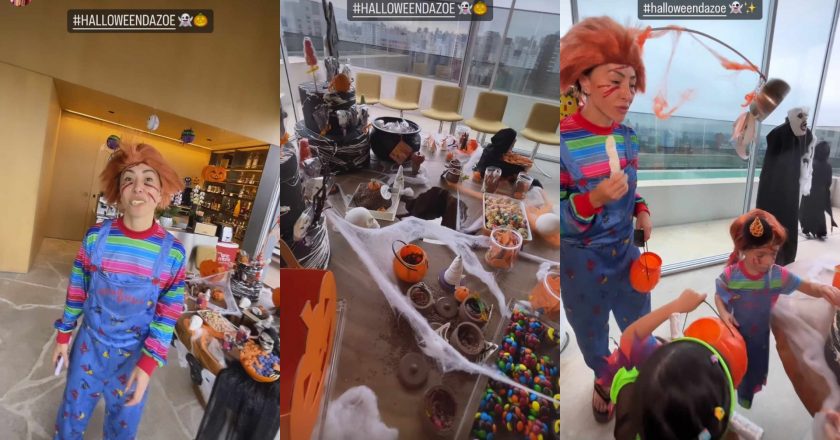 Sabrina Sato mostra os detalhes da festa de Halloween de sua filha Zoe