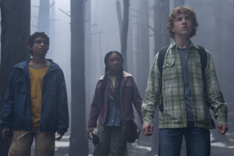 Percy Jackson e os Olimpianos Walker Scobell Aryan Simhadri Leah Sava Jeffries