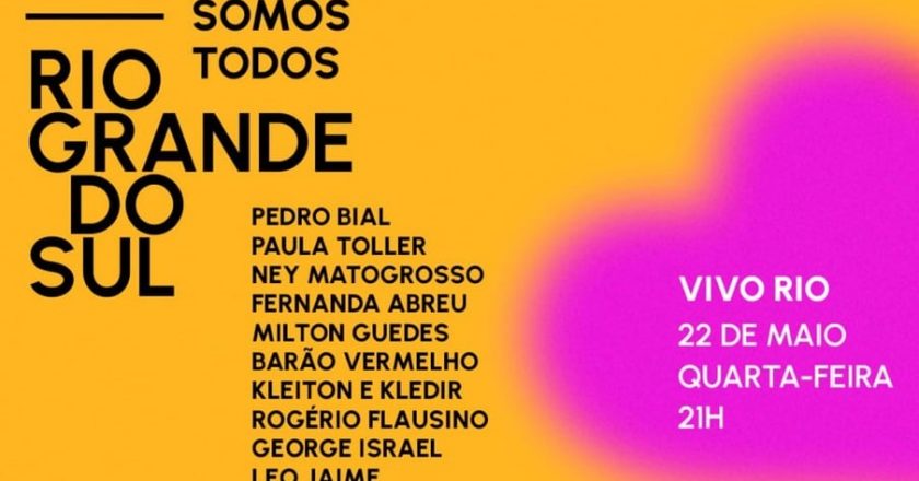 Grandes nomes da música se reúnem em show beneficente no Vivo Rio