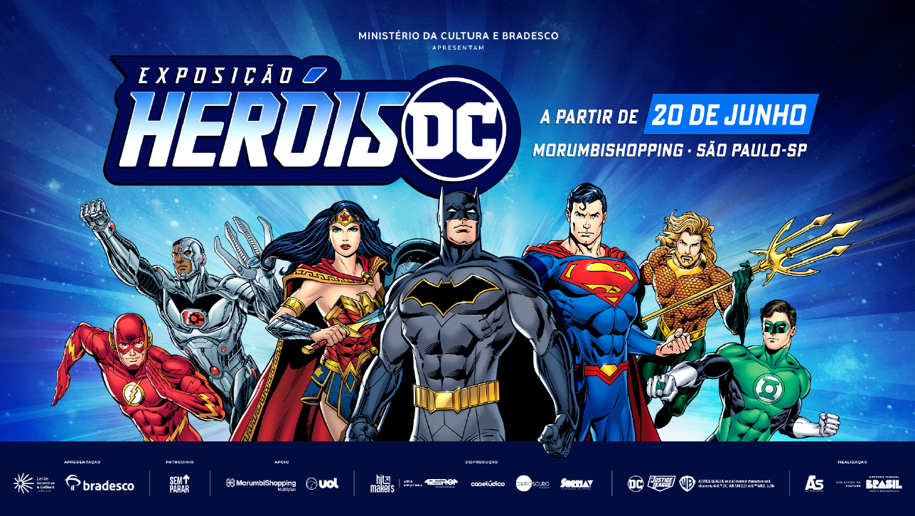 Exposição Heróis DC promete encantar várias gerações em São Paulo
