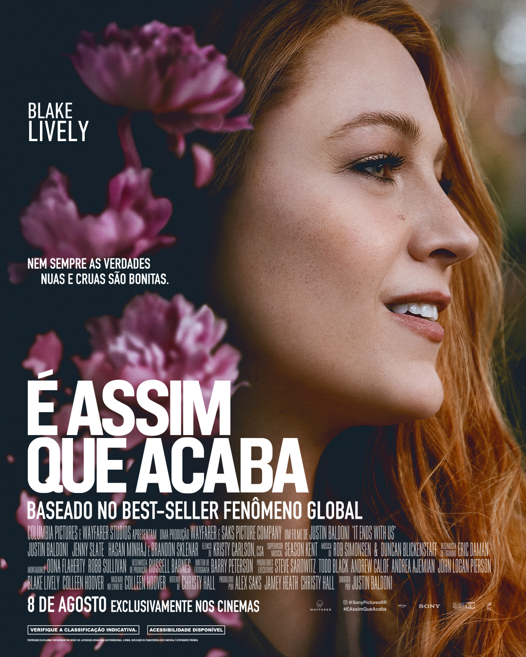 É Assim Que Acaba, com Blake Lively, ganha pôster oficial